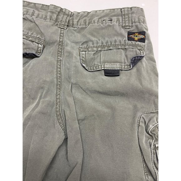 PLUGG boy cargo shorts green solid size 8 - Picture 8 of 12